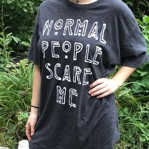 Mens Large American Horror Story themed tee